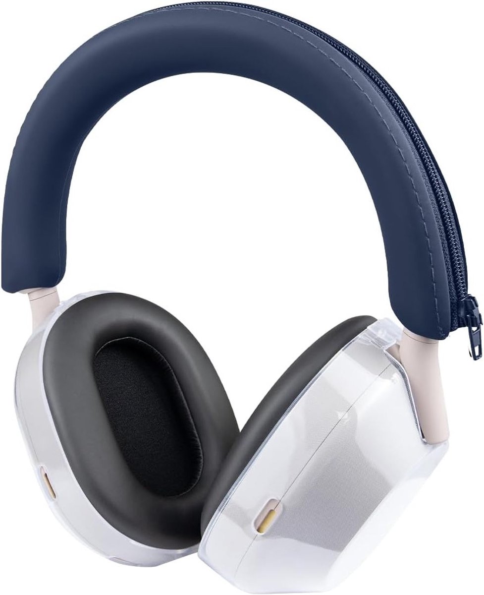 Beschermset voor Sony WH-1000XM5 Hoofdtelefoon - Siliconen Hoofdband Cover en TPU Bescherming, Zweetbestendig, Wasbaar en Krasbestendig Accessoires voor Hoofdtelefoon