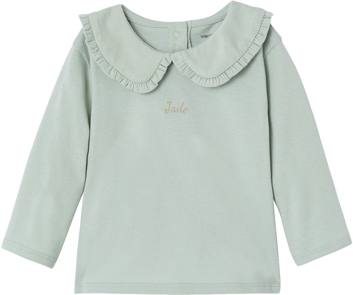 Vertbaudet Baby T-shirt met lange mouwen en claudinekraag