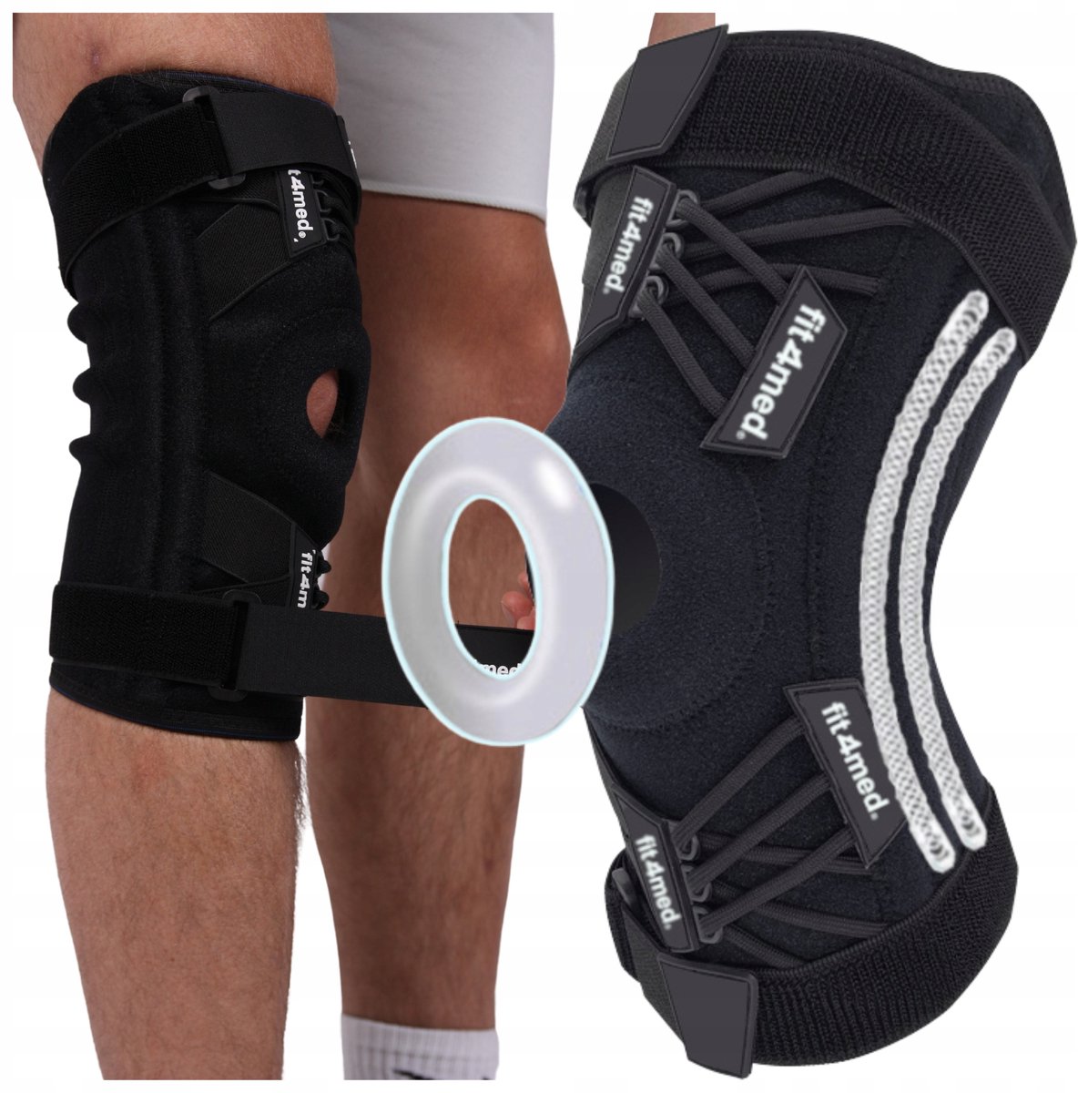 MONA Knie-orthese - Stabilisatie - ACL Ondersteuning - Neopreen