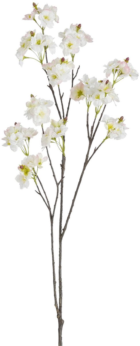 Mica Decorations Kunstbloem Bloesem Floral - H106 cm - wit - kunststof - stelen kunstbloemen - boeket - bloemetjes