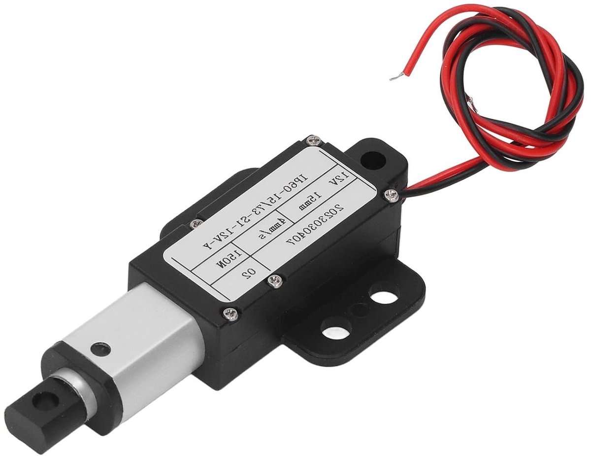Mini Elektrische Lineaire Actuator met 15mm Slag voor Precisiebeweging in Landbouwmachines en Toepassingen