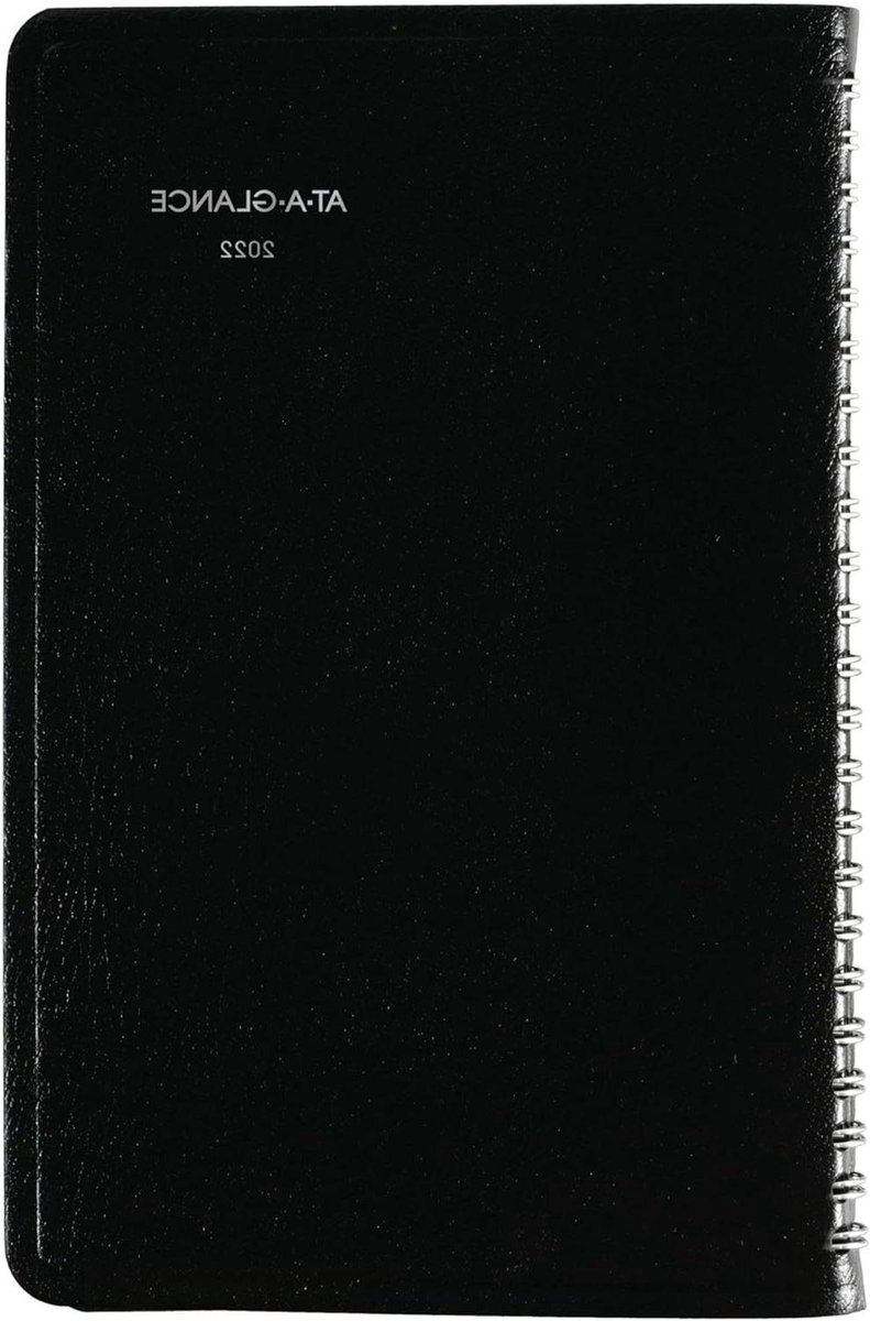 Wekelijkse Afsprakenboek - Planner Agenda - Afspraken Plannen - Inktbloedbestendig Papier - 5 x 8 inch - Zwart