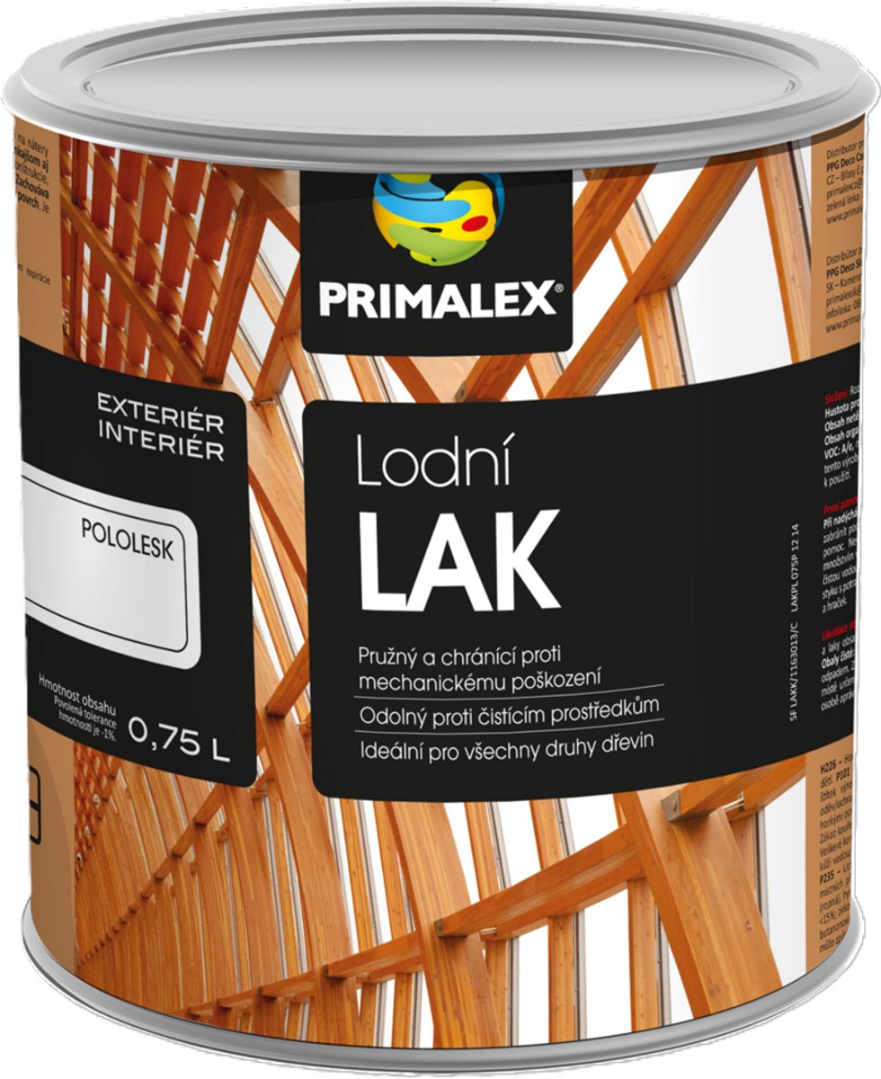 Primalex lodní lak 0,75l, lesk