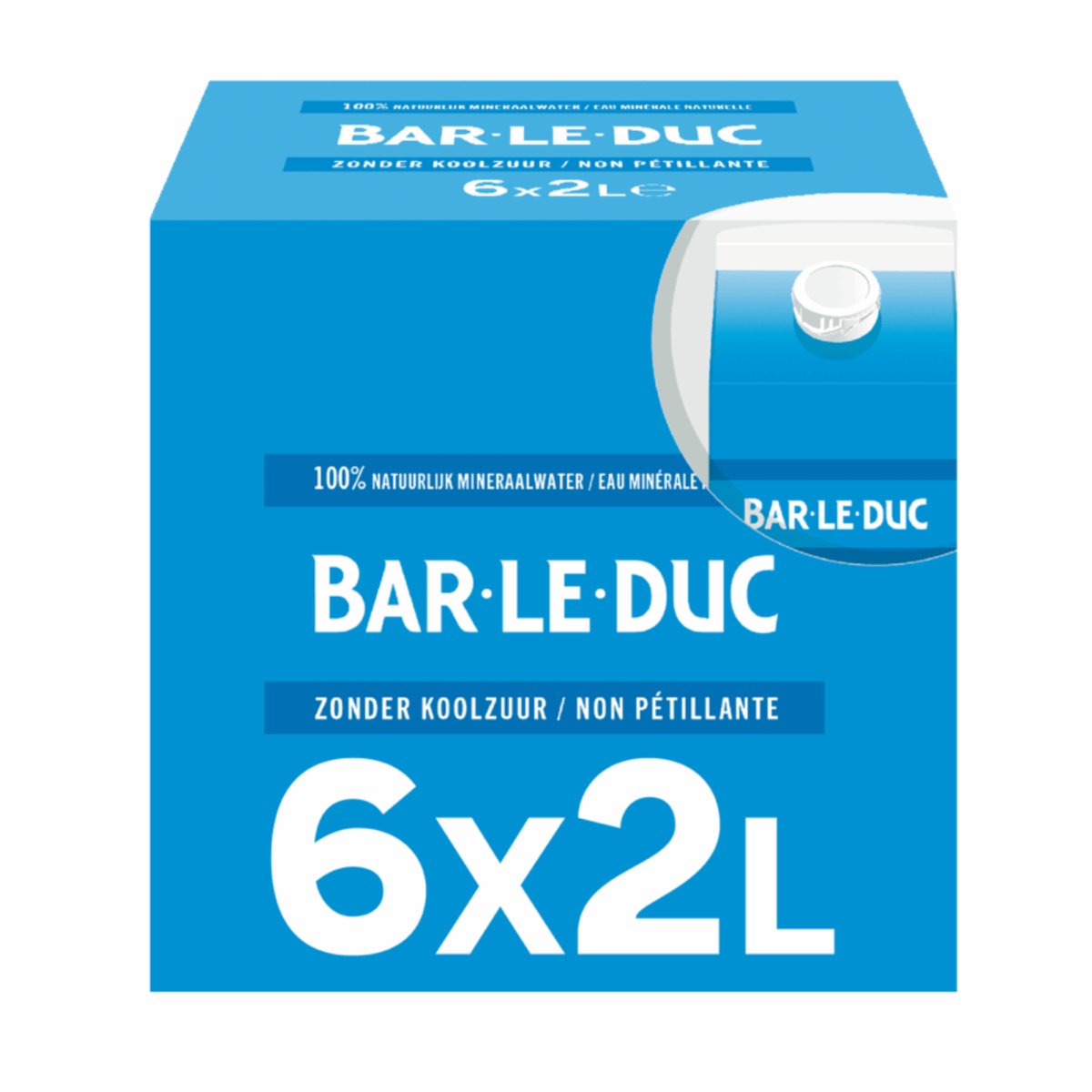Beste Bronwater 2026 Bar-le-Duc Koolzuurvrij – 2 liter flessen