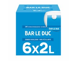 Water Bar-le-Duc koolzuurvrij 2 liter | 6 stuks