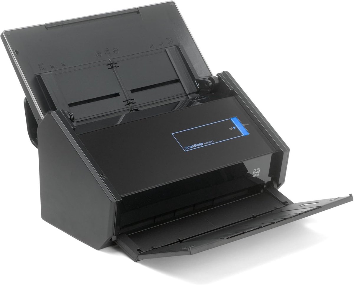 Documentenscanner - Document scanner - Papierloos Werken - Doorzoekbare PDF's - A4 formaat - Zwart thumbnail 2