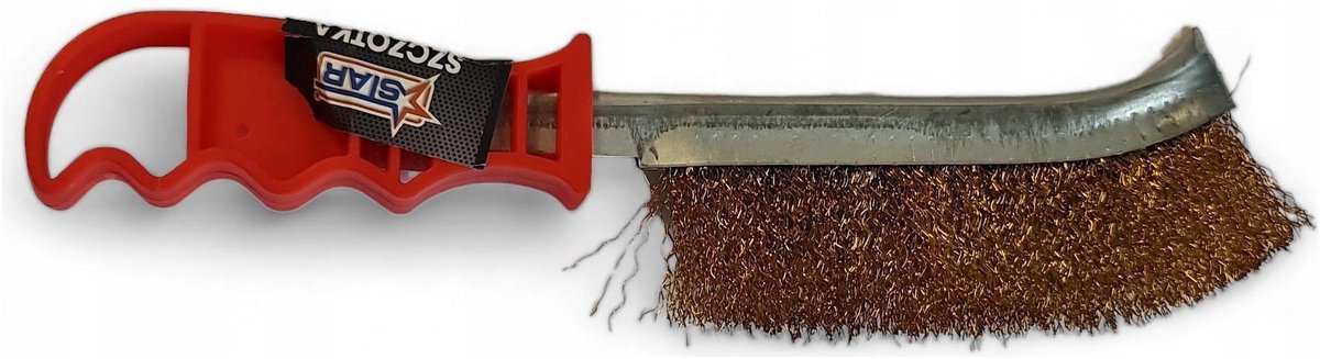 Instar - Messing Draadborstel - 130mm - ABS Handvat - Voor Grill en Velgen