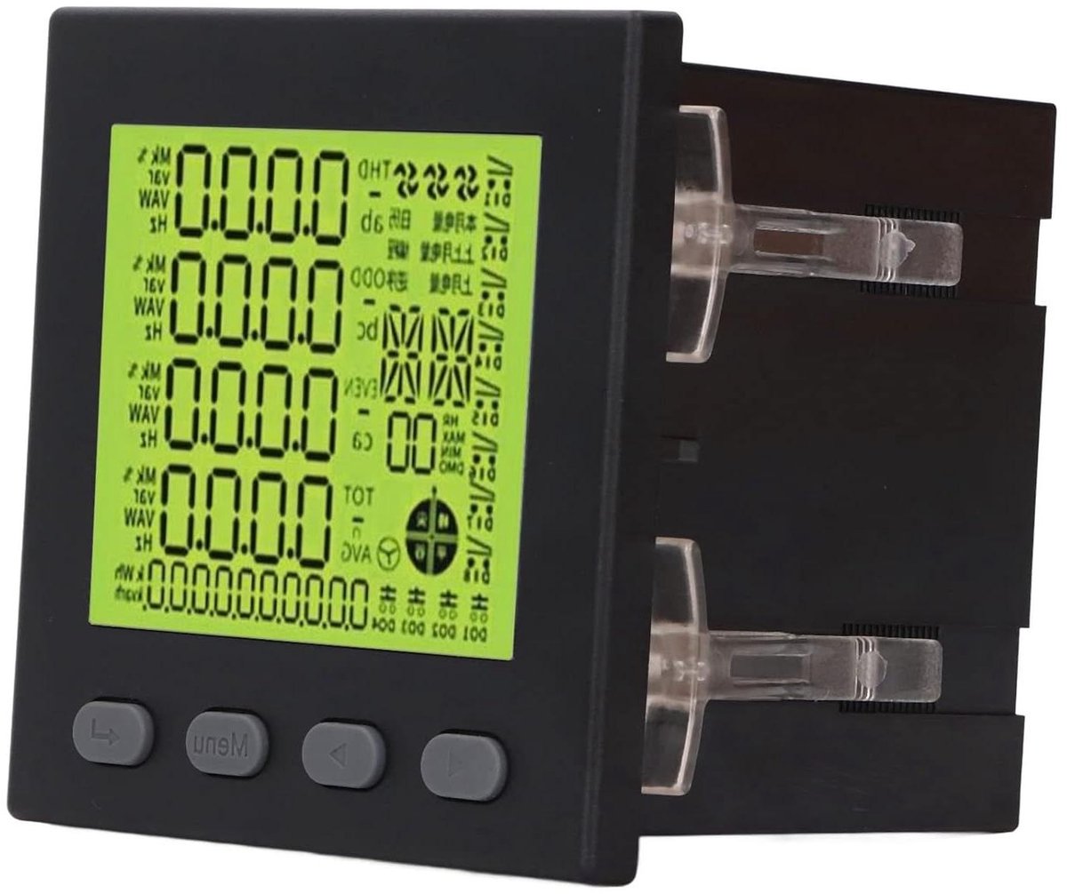 Energiemeter - Stroommonitor - Gegevensbewaking - Helder display - AC220V - Wit