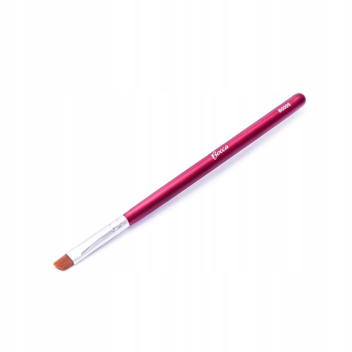 BOCCA Beauty - Professionele Schuine Make-up Kwast - Synthetisch Vlas - Houten Handvat