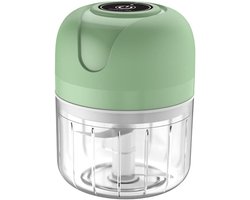 Elektrische knoflookhakker, keukenmachine, mini-hakker van 250 ml, uienhakker, groenteblender, keukenmachine voor gember en peper