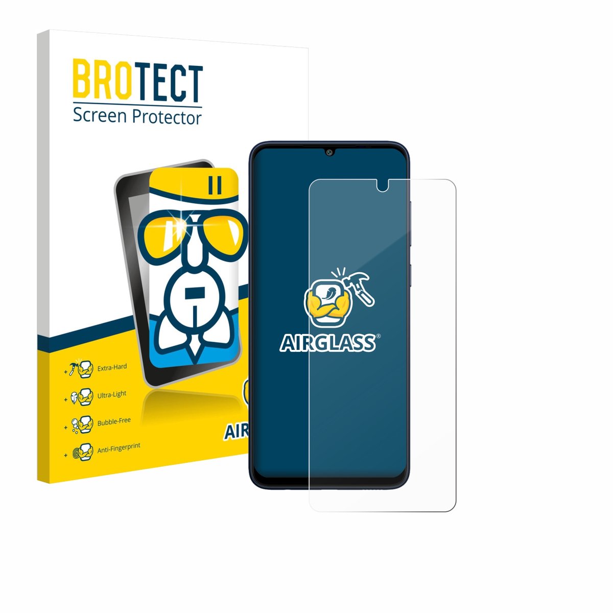 Screenprotector voor Samsung Galaxy F05 Beschermglas transparant