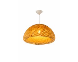 Bamboe Hanglamp Ø45 cm – Hoi Son Dome Shade Large – Handgemaakt – Incl. pendel – Sfeerlamp Boho / Japandi – Eettafel lamp