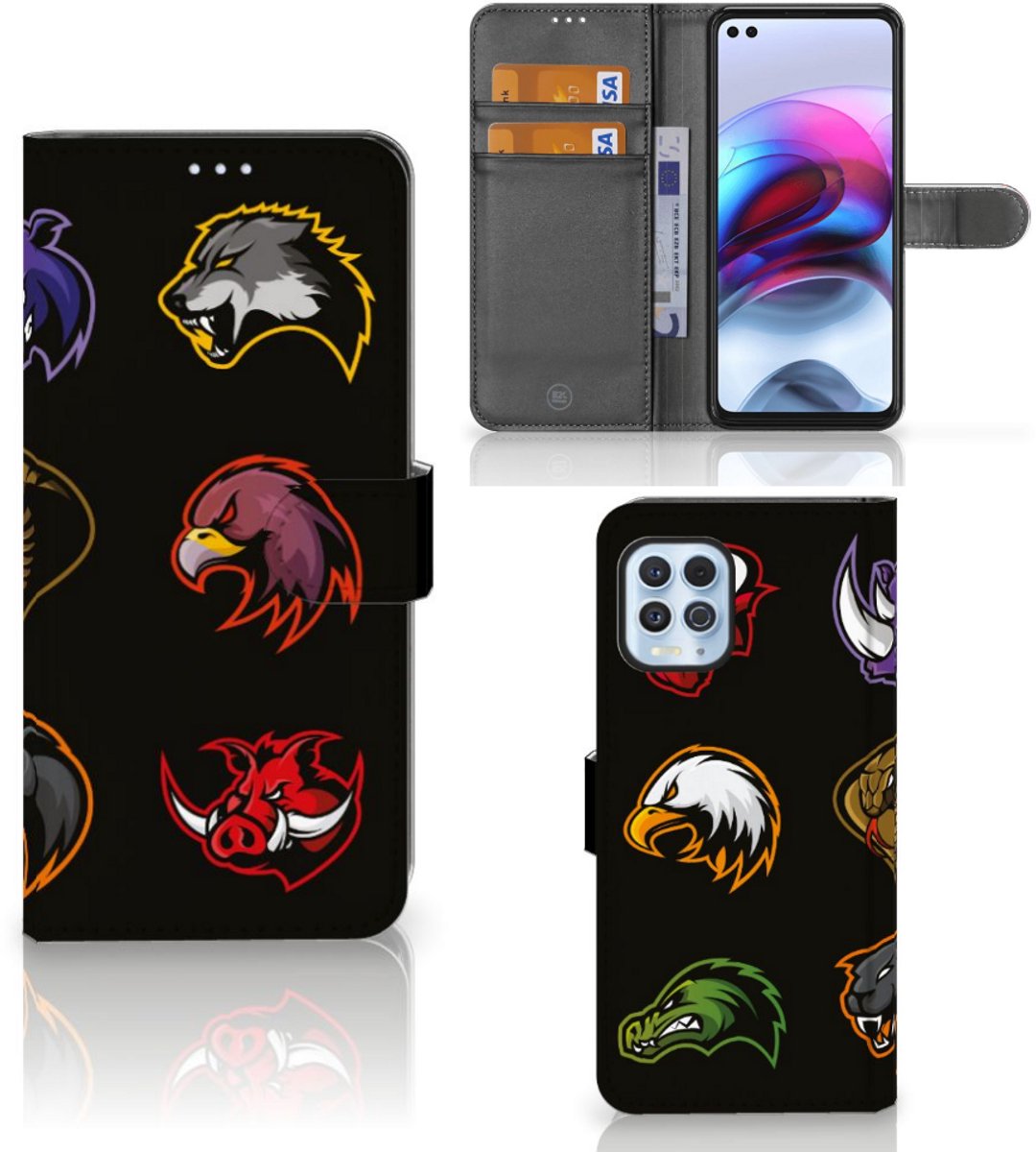 Motorola Moto G100 Leuk Hoesje Cartoon