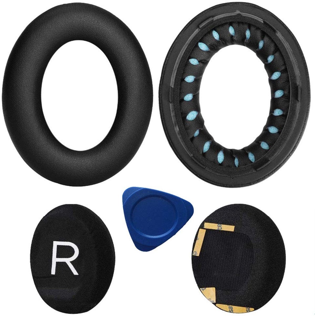 Cosensi - Vervangende Oorkussen - Comfortabele Earpads - Wit - Geschikt voor Bose 700 - PU Leer - Perfecte Pasvorm