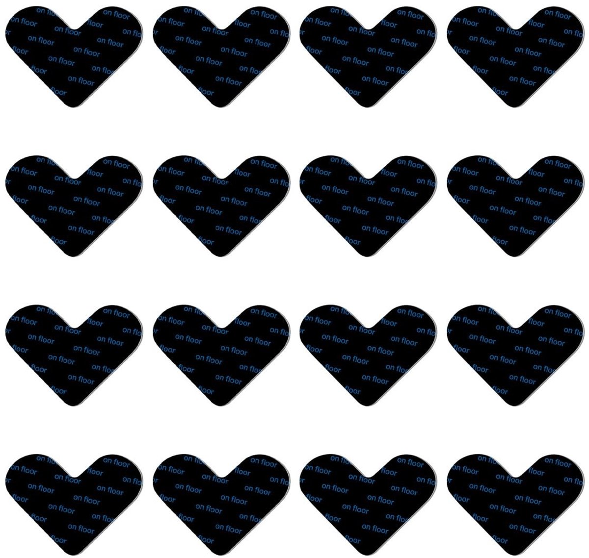 Cosensi - Anti Slip Carpet Grippers - Non-Slip Carpet Pads - 16PCS - 80x80mm - Onderlegger Stickers - Geschikt voor Houten Vloeren