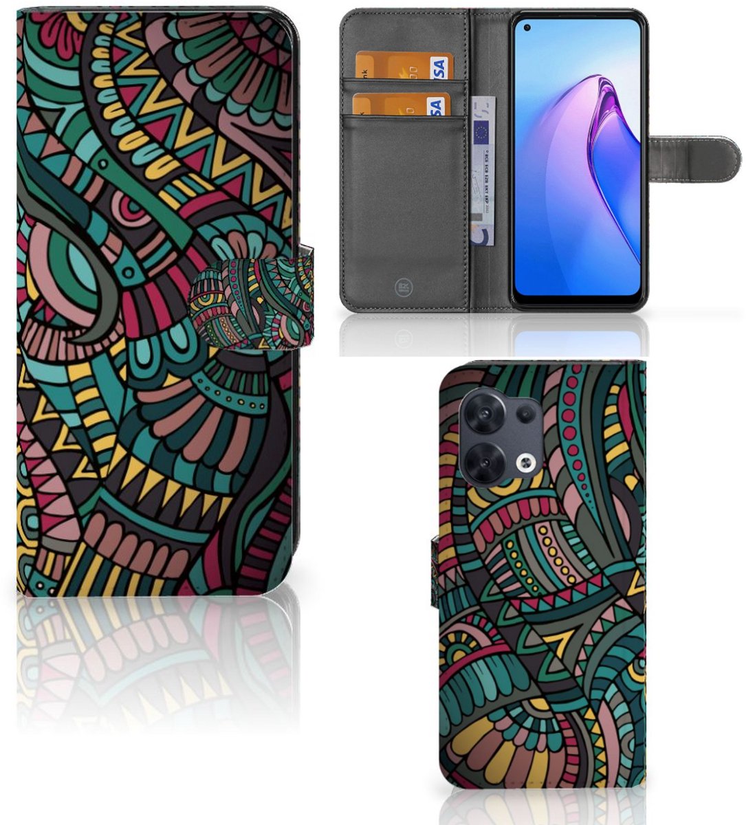 OPPO Reno8 Telefoon Hoesje Aztec