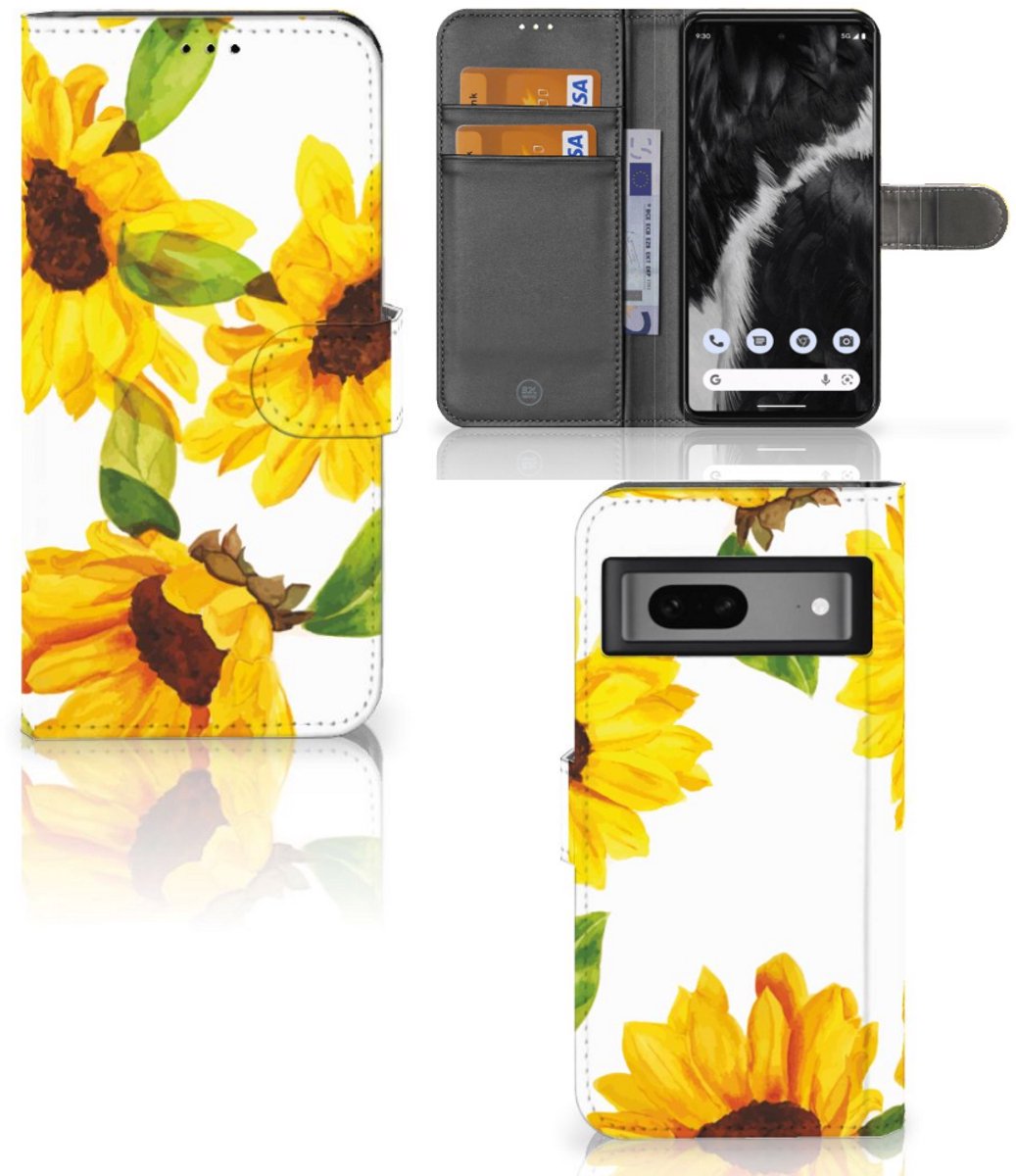 Hoesje voor Google Pixel 7 Zonnebloemen