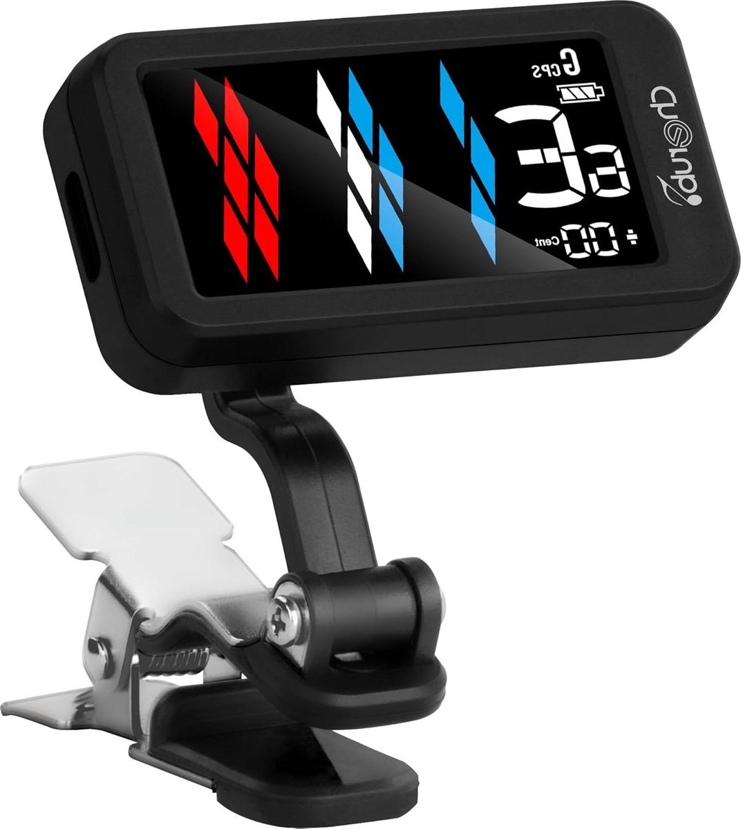 Gitaarstemapparaat - Stemapparaat Klem - Instrumenten Stemmen - 5 Stemmodi - 110 g - Zwart