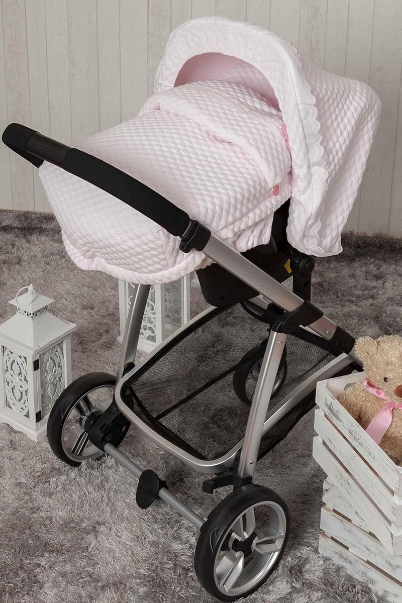 Baby draagtas - Draagtas baby - Baby vervoeren - Groep 0 - 40 x 35 x 25 cm - Roze