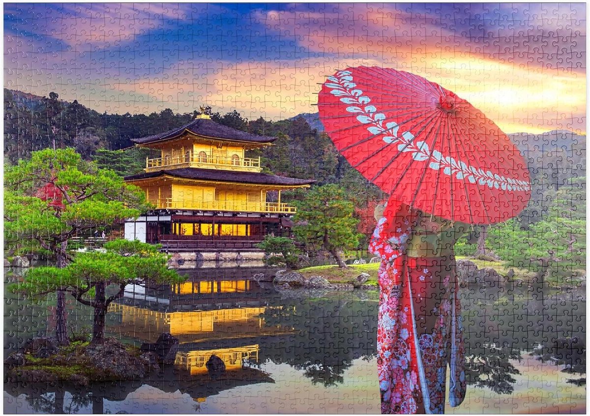 Legpuzzel 1000 Stukjes - Puzzel Galaxy Japan Puzzel - Ontspannen Tijd Verdrijven - Hoge Resolutie Print - 1000 Stukjes - Multicolor