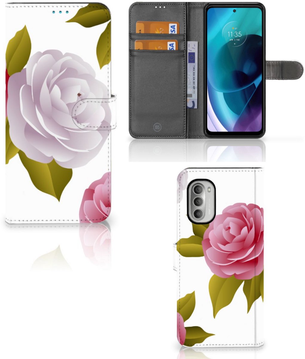 Motorola Moto G51 5G Hoesje Roses