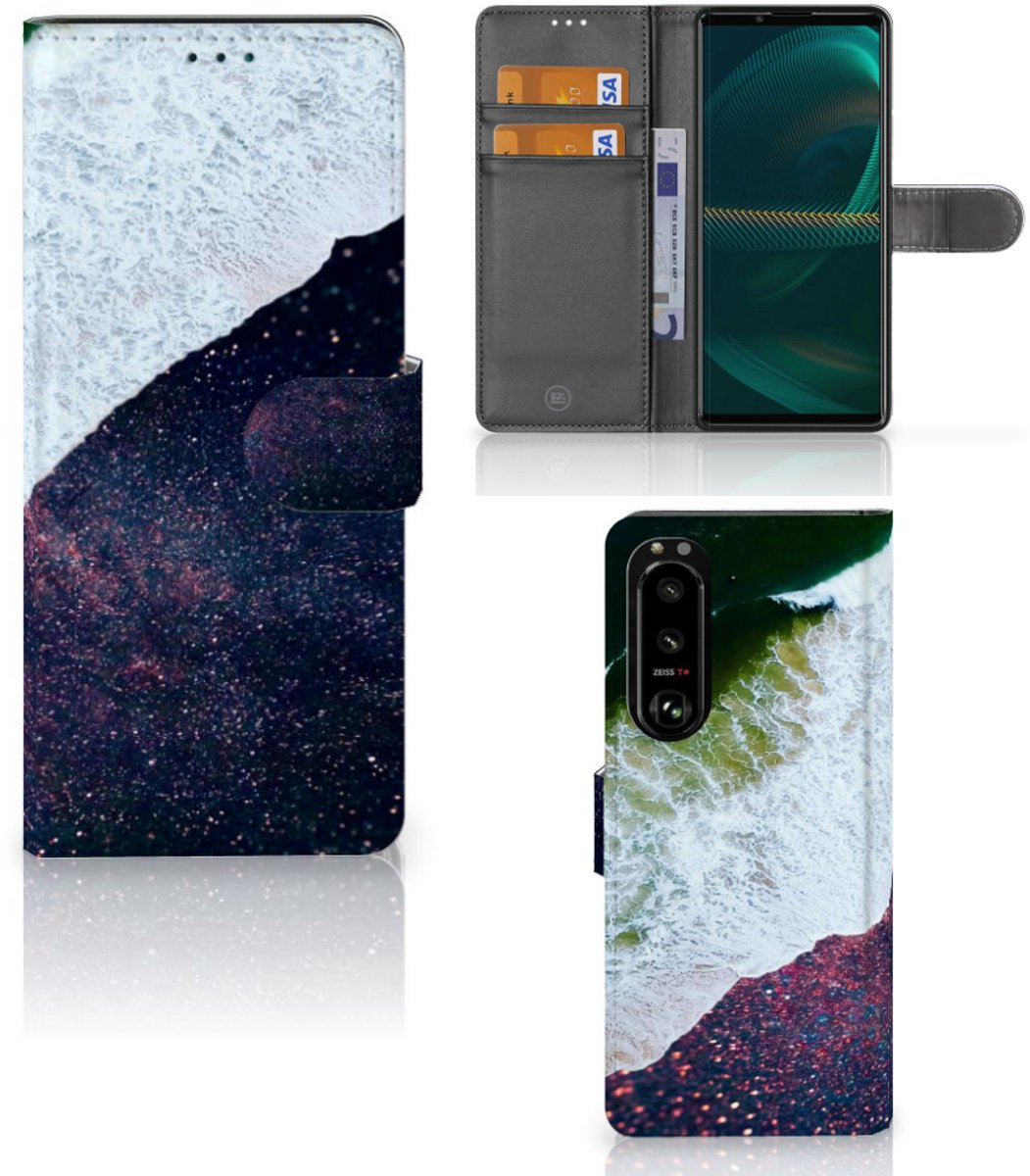 Sony Xperia 5III Book Case Sea in Space