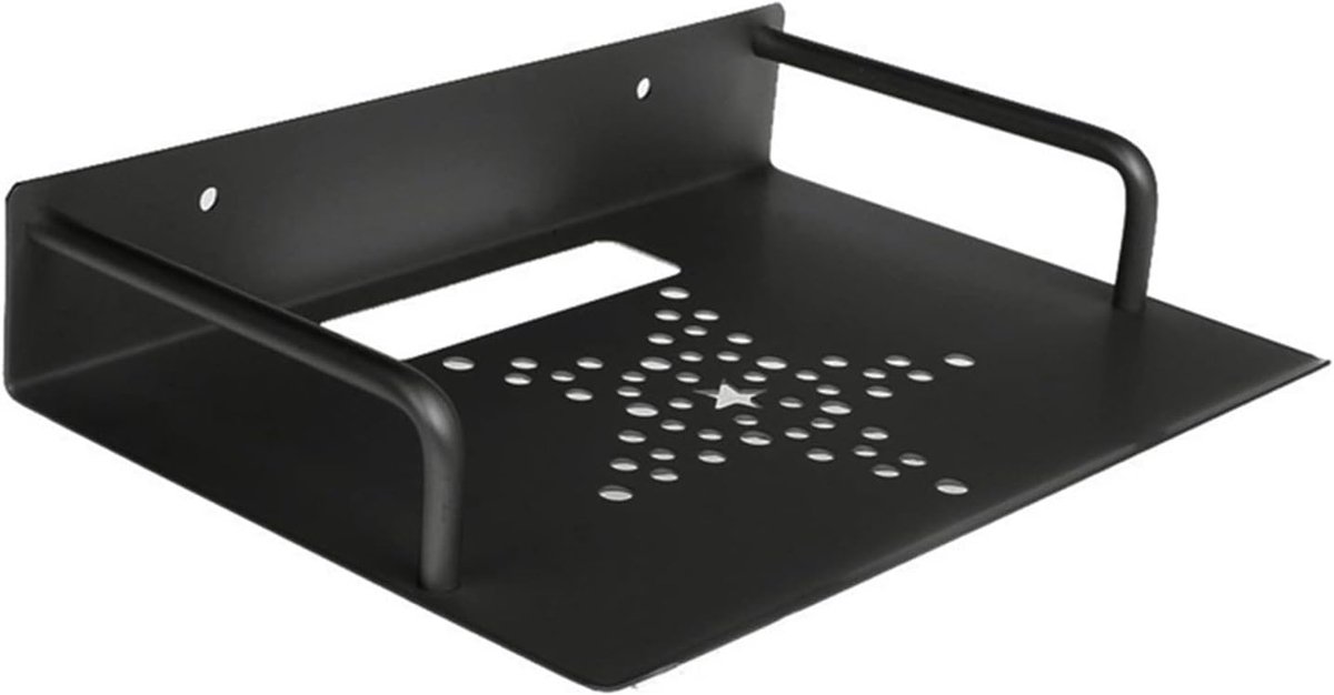 Projector Muurbeugel - Universele Houder - Thuisbioscoop Setup - Lichtgewicht Aluminium - 23 x 20 cm - Zwart