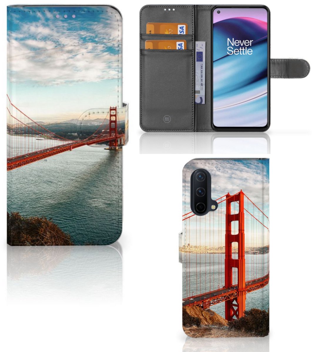 OnePlus Nord CE 5G Flip Cover Golden Gate Bridge