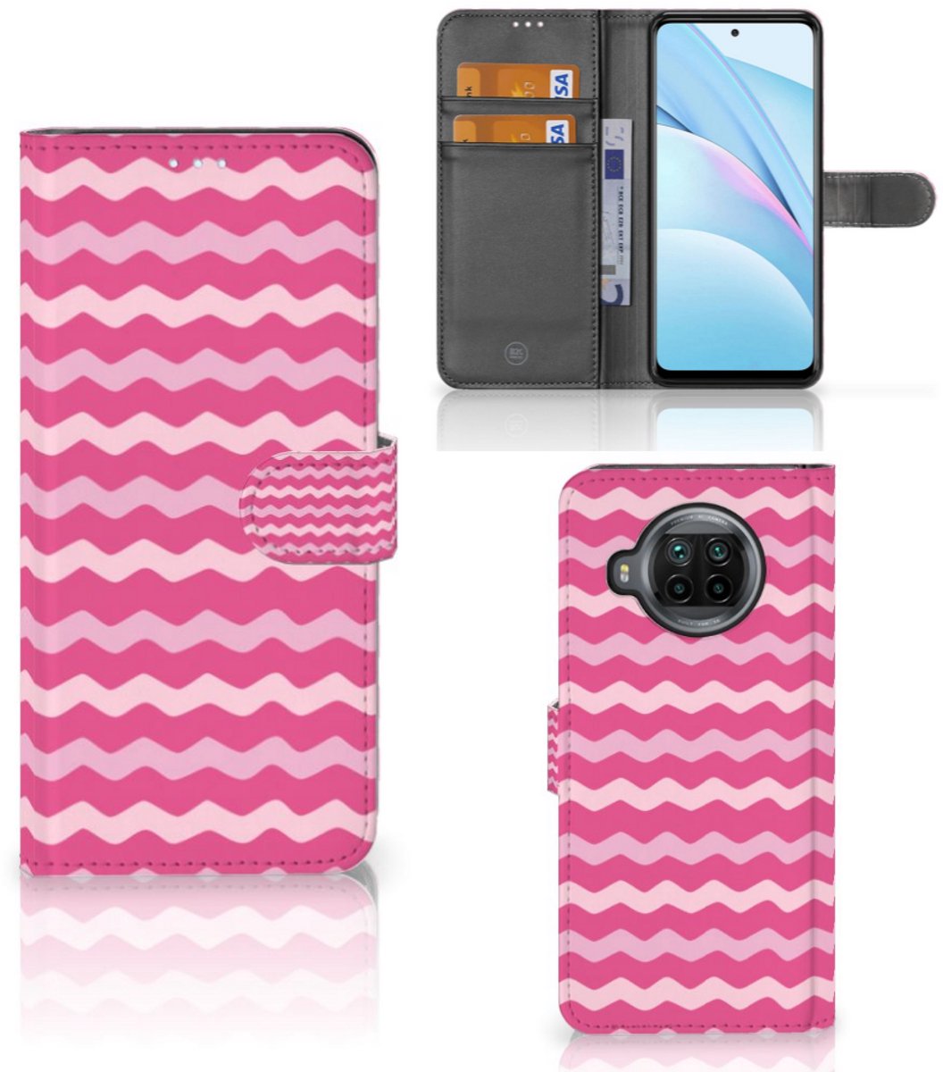 Xiaomi Mi 10T Lite Telefoon Hoesje Waves Pink