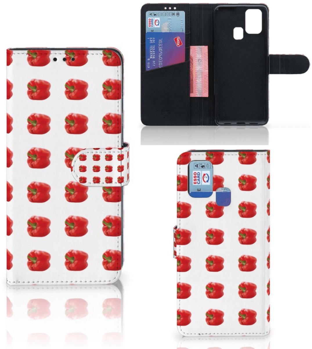 Samsung Galaxy M31 Book Cover Paprika Red