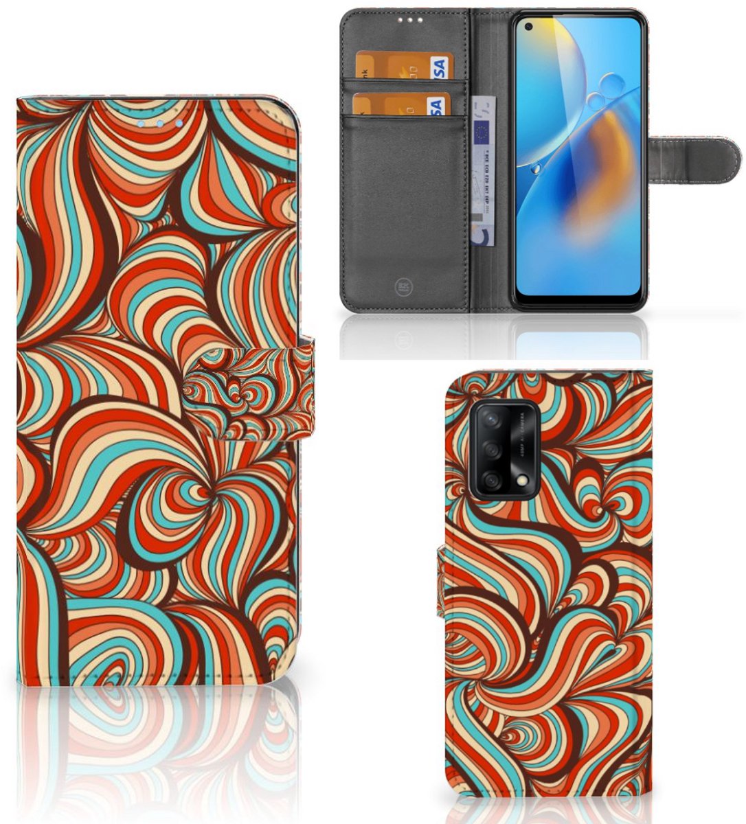 OPPO A74 4G Hoesje Retro