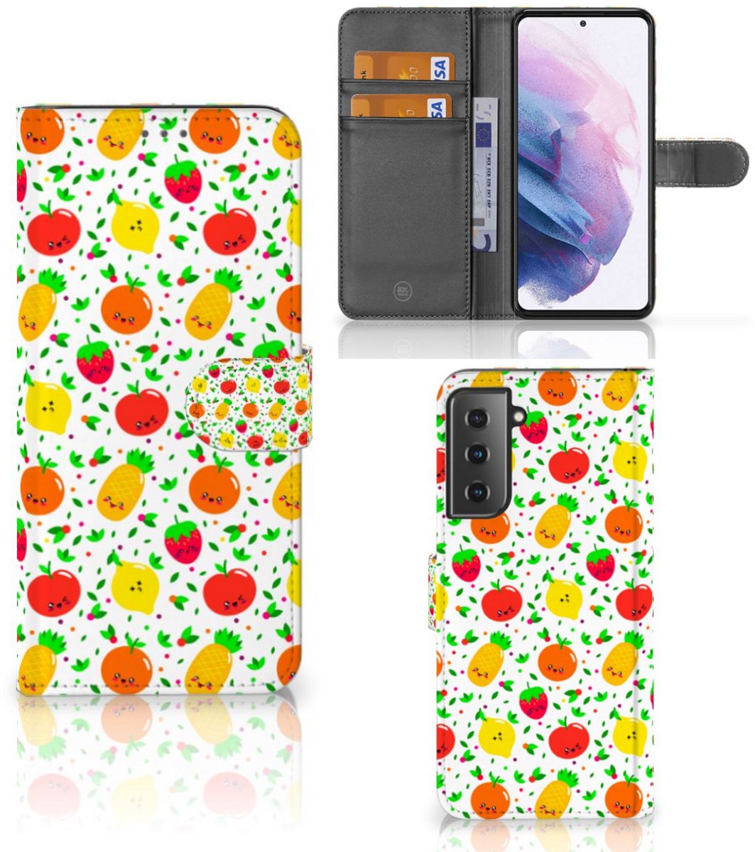 Samsung Galaxy S21 Plus Book Cover Fruits