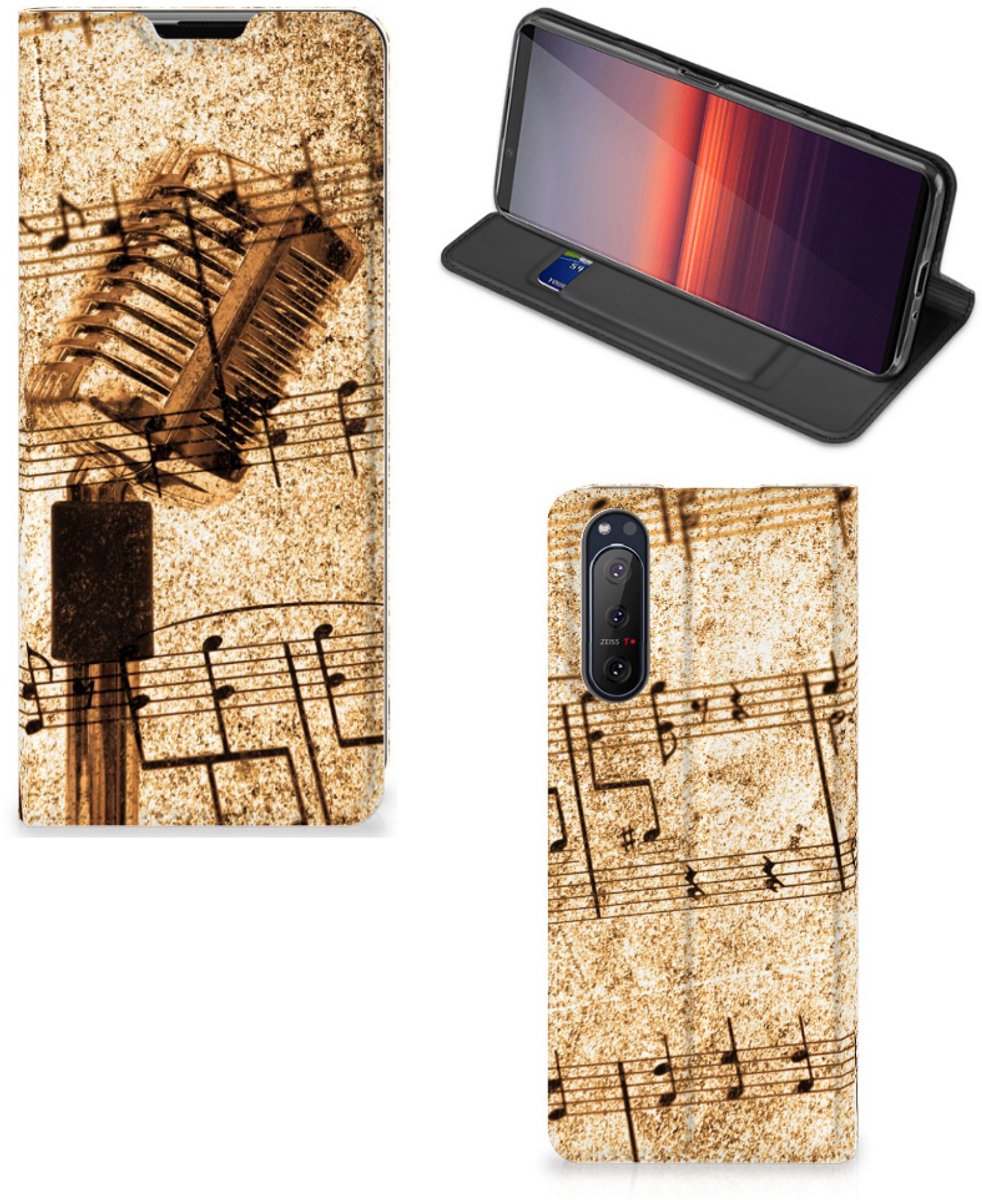 Sony Xperia 5 II Stand Case Bladmuziek