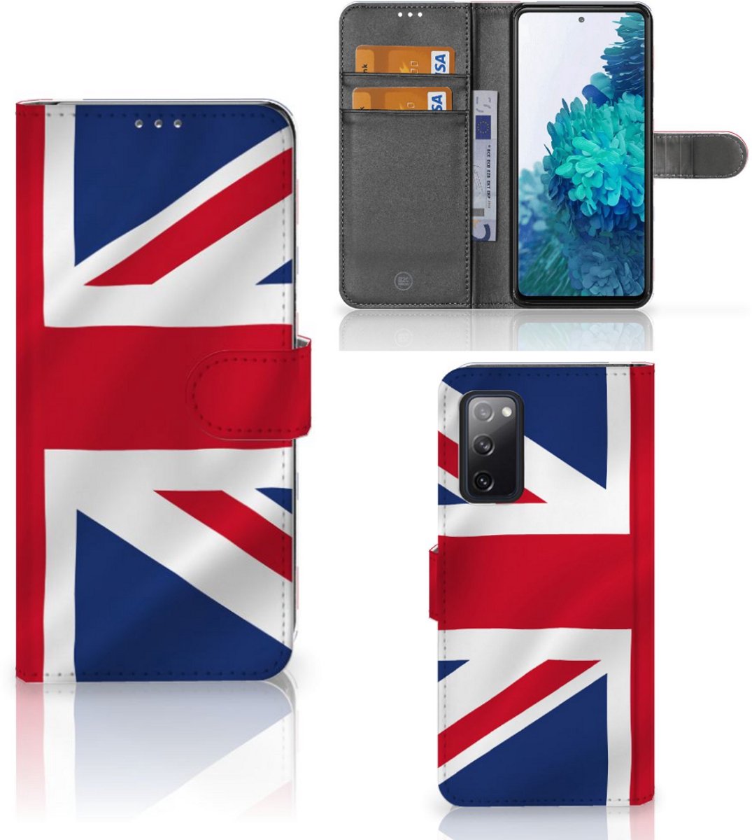 Boekhoesje voor Samsung Galaxy S20 FE Bookstyle Case Groot-Brittannië
