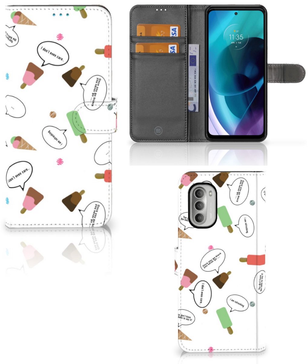 Motorola Moto G51 5G Book Cover IJsjes