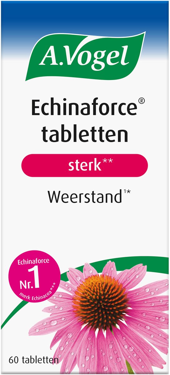 Bol.com A.Vogel Echinaforce sterk tabletten - Ondersteunt de weerstand - 60 st aanbieding