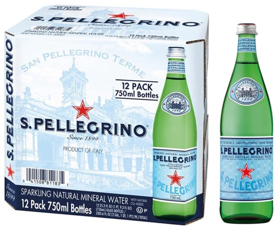 San Pellegrino | Koolzuurhoudend | 12 x 0.75 liter