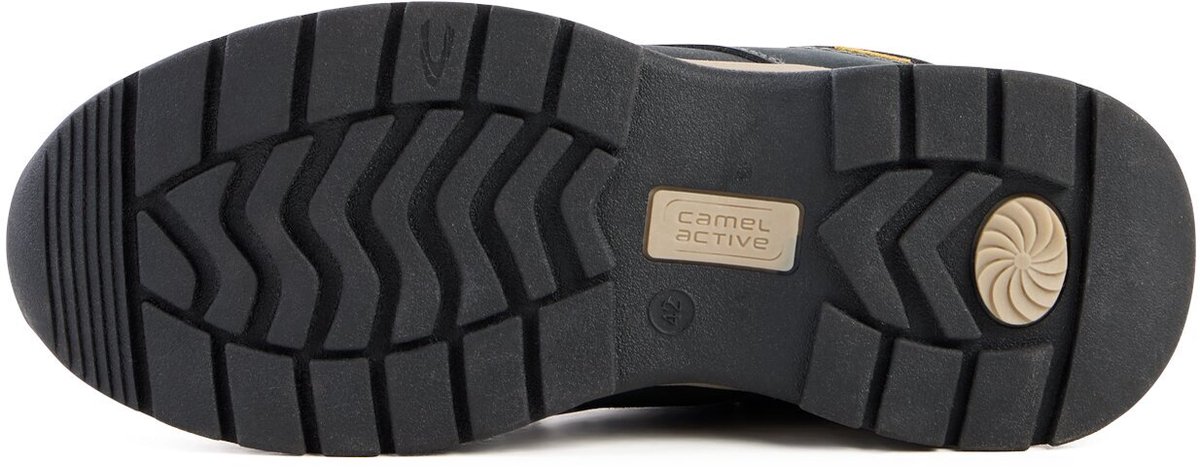 camel active Sneaker met grip zool - Maat menswear-42 - zwart