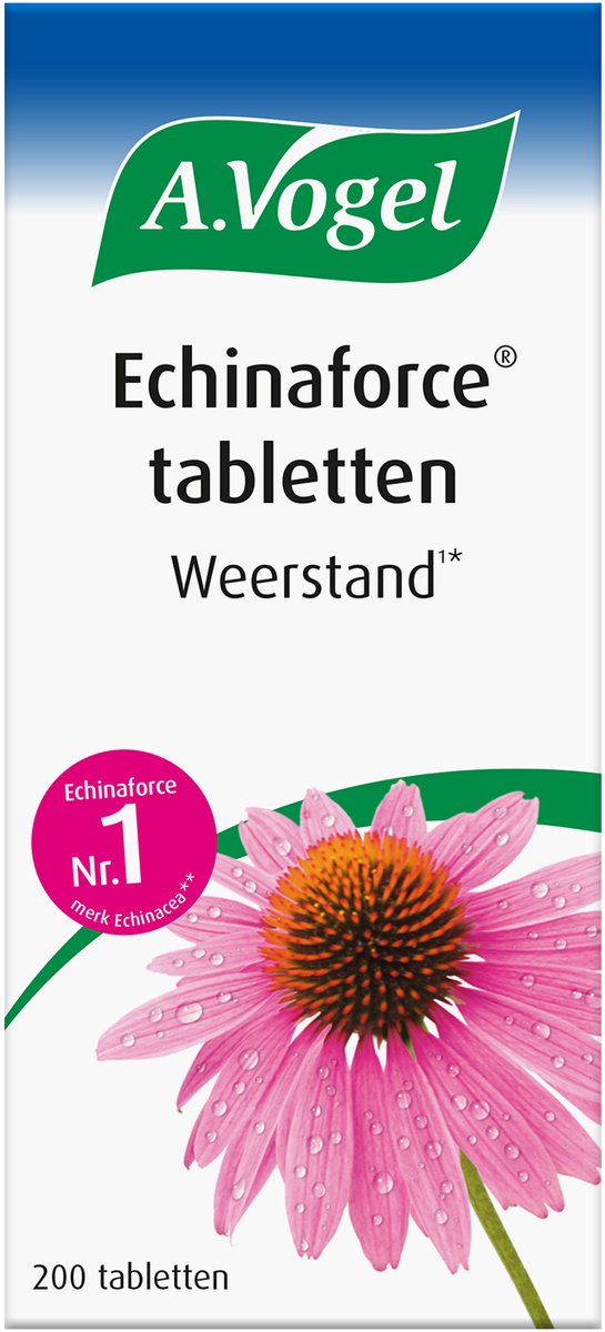 Bol.com A.Vogel Echinaforce tabletten - Ondersteunt de weerstand - 200 st aanbieding