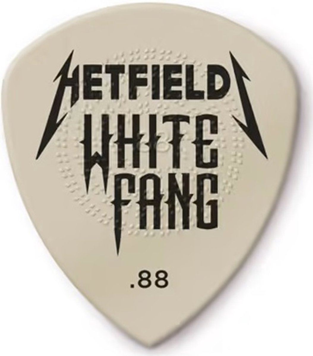 Jim Dunlop PH122P088 Hetfield White Fang plectrum 0.88 mm 6-pack