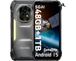 Blackview XPLORE 2 Satellite - Robuuste Smartphone - 5G - 48GB RAM - 1TB ROM - 6.78 inch - Robuuste Telefoon - Nachtzicht - Android 15 - NFC - GPS - Zwart