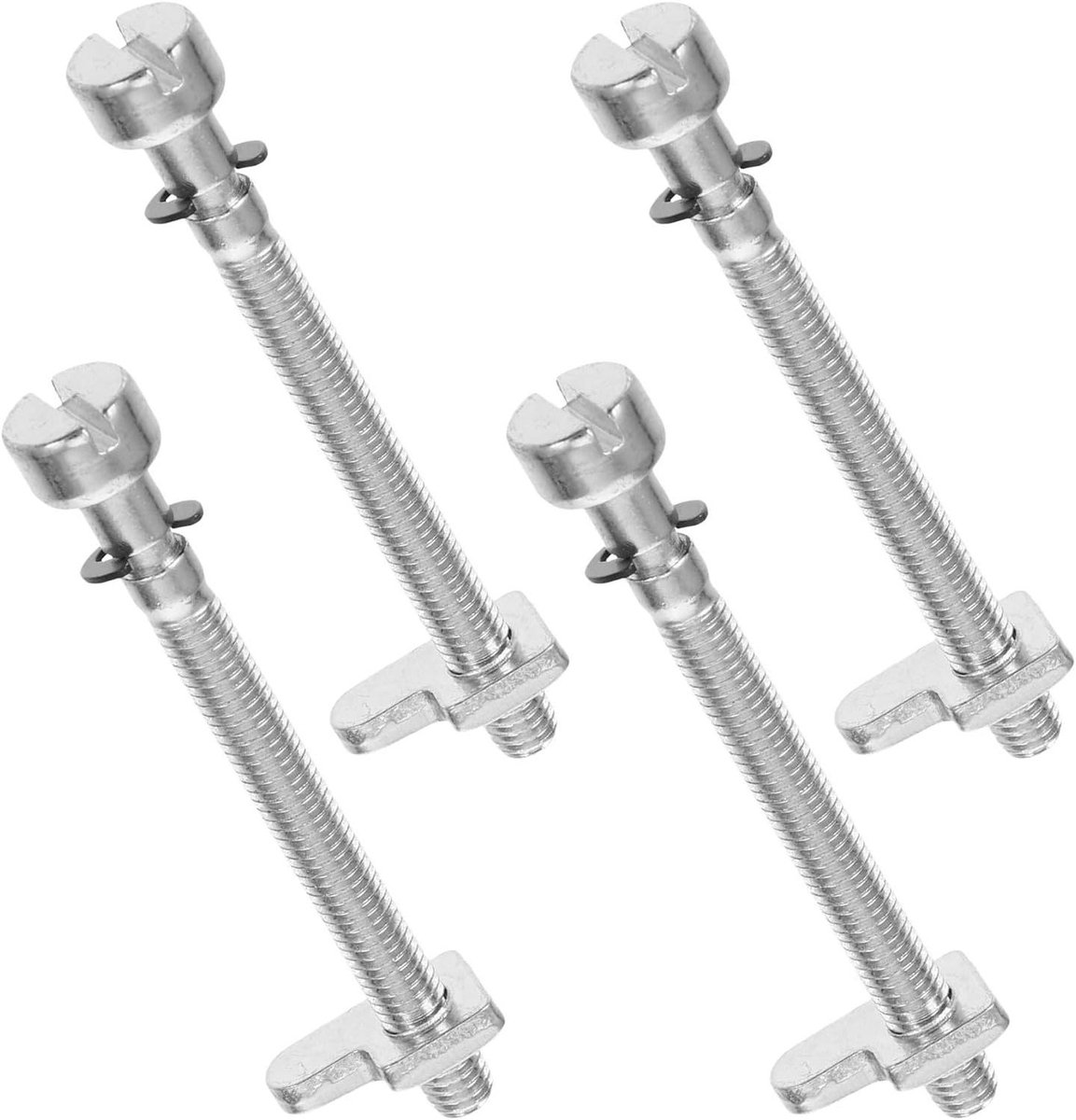 Kettingzaag Kettingspanners - Spanschroef Kit - Kettingregeling - Directe Spanningsinstelling - 5.90X0.90X0.50CM - Zilver