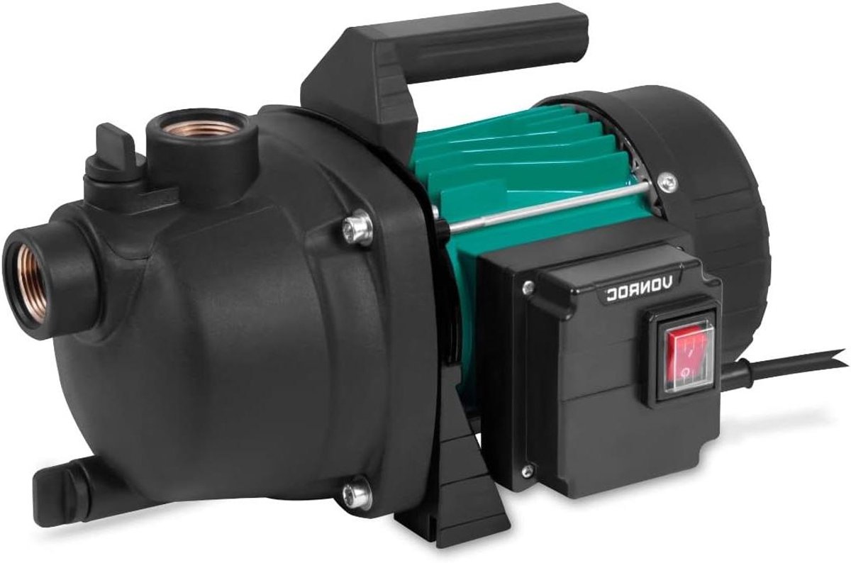 Beregeningspomp - Waterpomp - Tuin Sproeien - Hoge Capaciteit - 3300 L/u - Zwart Groen