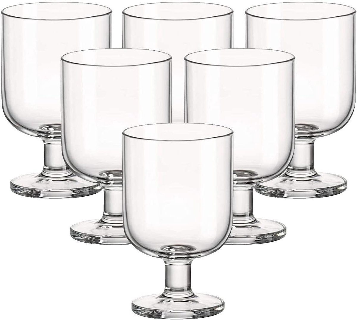 Kleine glazen - Hosteria glazen - Drank serveren - Vaatwasmachinebestendig - 6 stuks - Transparant