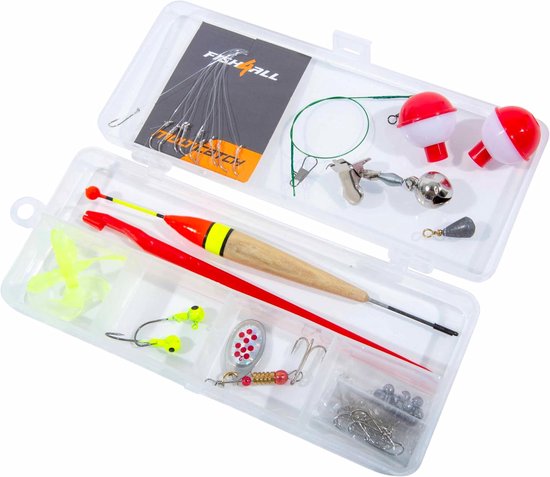 Vishengel Set - Werphengel - Vissen - Kant-en-klaar - 2.40 meter - Veelkleurig — afbeelding 2