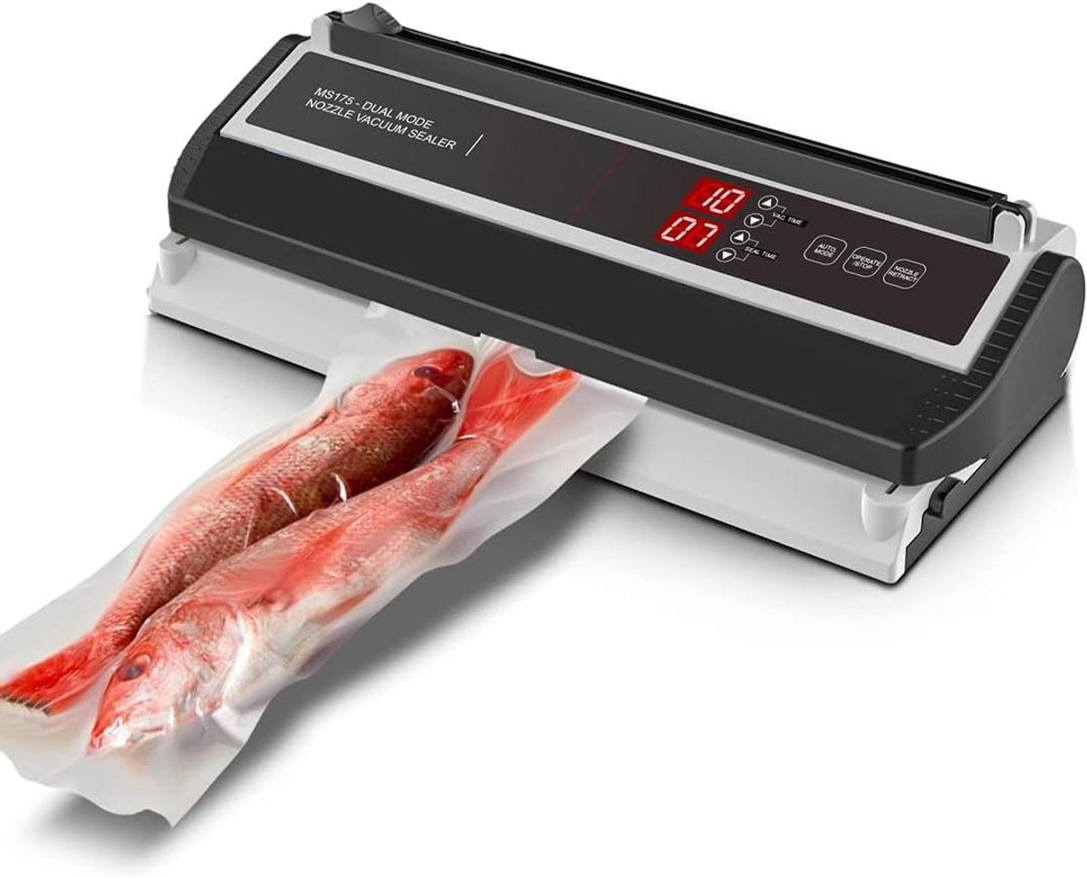 Vacuümsealer Machine - Voedsel Verpakker - Voedsel Vers Houden - Brede Afdichtstrip - 40cm Afdichtbalk - Zwart