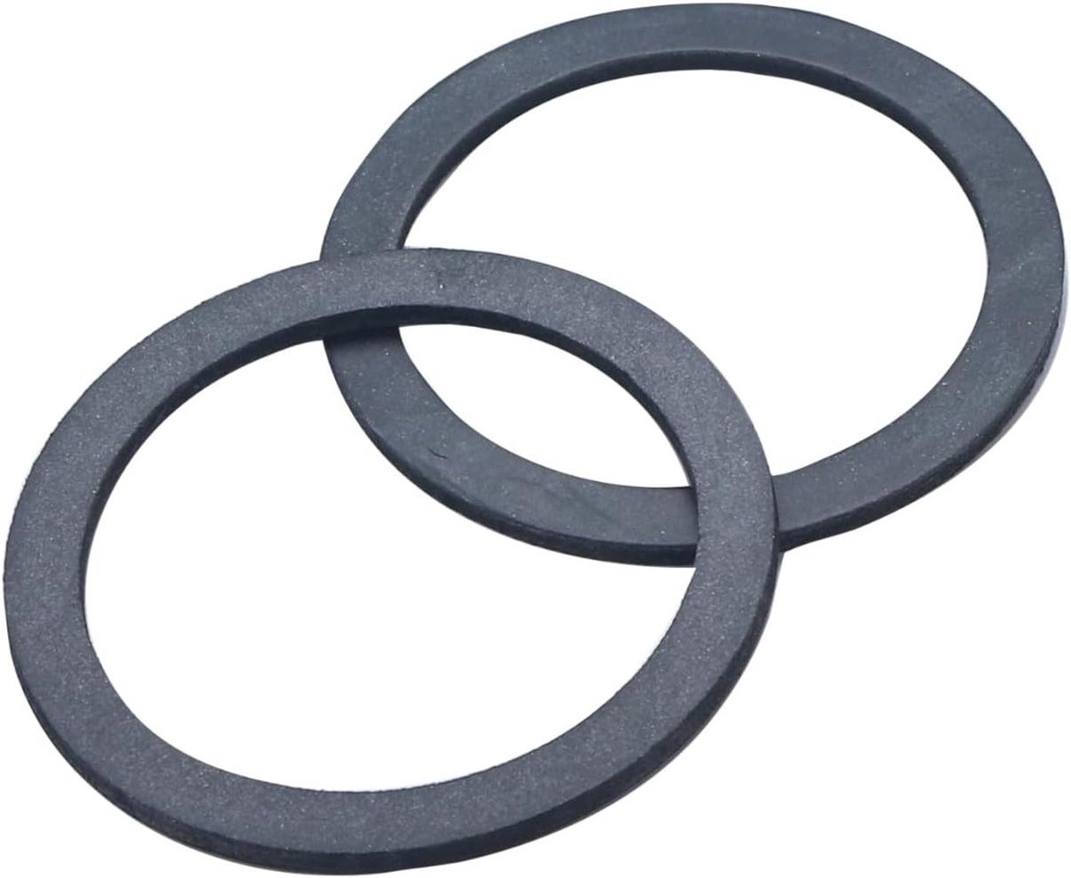 Spoelsifonmoer Afdichting - Sifon Ring - Keuken Reparatie - Universele Pasvorm - 2 Stuks - Zwart