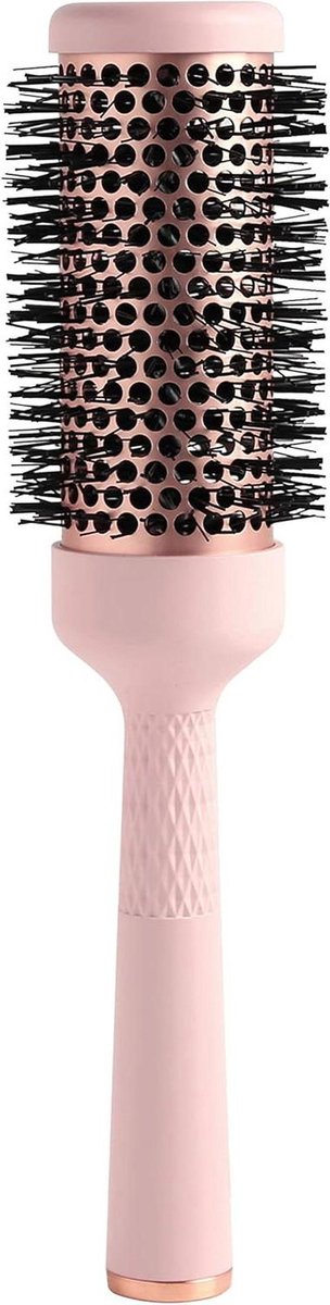Ronde Borstel - Stylingborstel Krulborstel - Haar Stylen - Zelfstaande Grip - 17 Inch Vat - Zwart