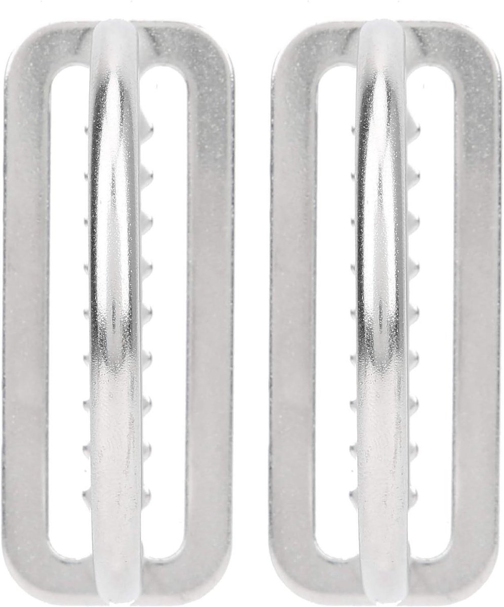 BuyWeek Duikgewichtgordel D-ring, 2 stuks 304 roestvrij staal Scuba Duikgewichtgordel Gesp Watersport Accessoires