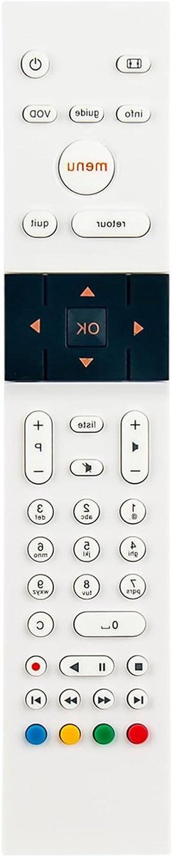 Universele Afstandsbediening - Decoder Controller - TV Box Bediening - Directe Werking - 10 Meter Bereik - Wit